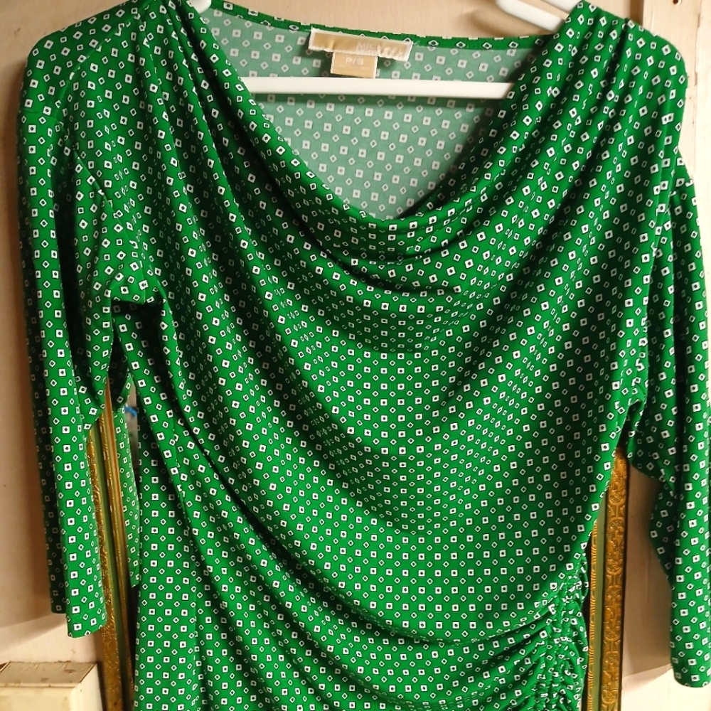 Michael Kors Petite Small 3/4 sleeve blouse